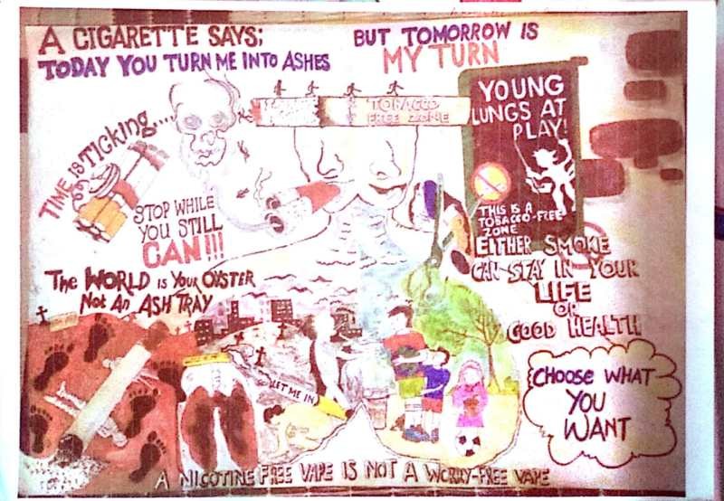 A collection posters which were submitted for an online competition organised by the National Tobacco Control Program, Kiphire on the theme ‘Protecting youth from industry manipulation and preventing them from tobacco and nicotine use’
